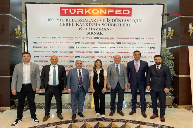 Türk Girişim ve İş Dünyası Konfederasyonu Cizre ve Şırnak’ta buluştu